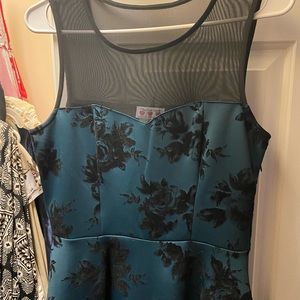 Formal dress from Kohl’s Worn once, velvet black flowers